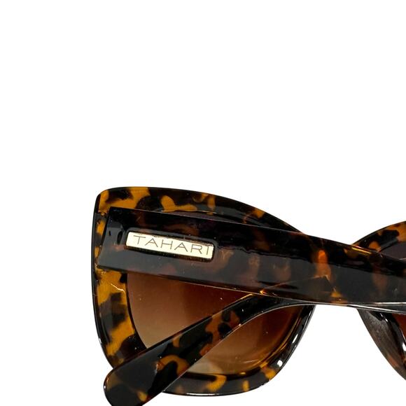Tahari Women’s Tortoiseshell Cat Eye Sunglasses Excellent Condition - Picture 4 of 5